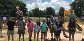 Youth Mission Experience, Mt. Zion, playground repair